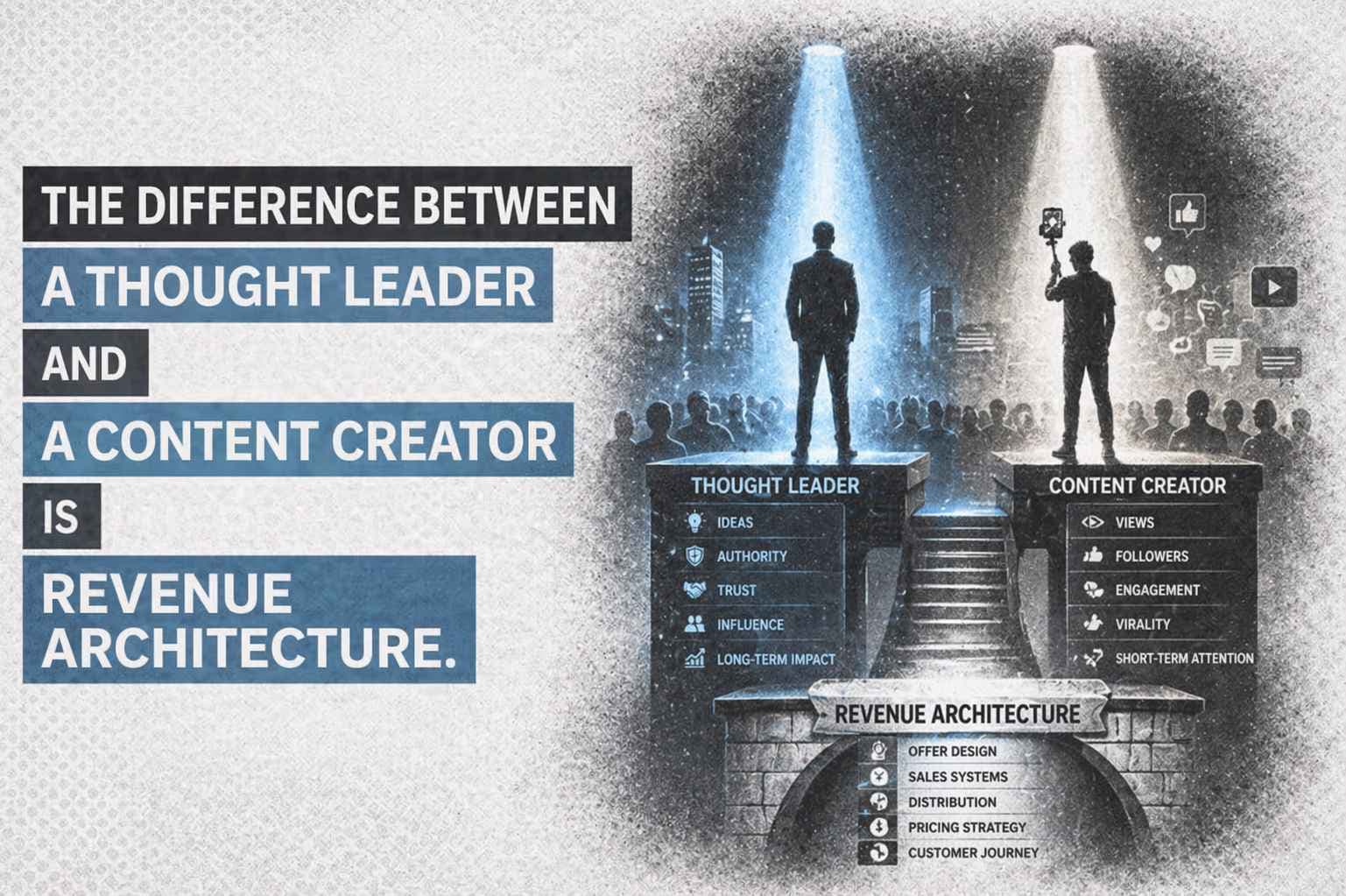 Article image for The Difference Between a Thought Leader and a Content Creator Is Revenue Architecture