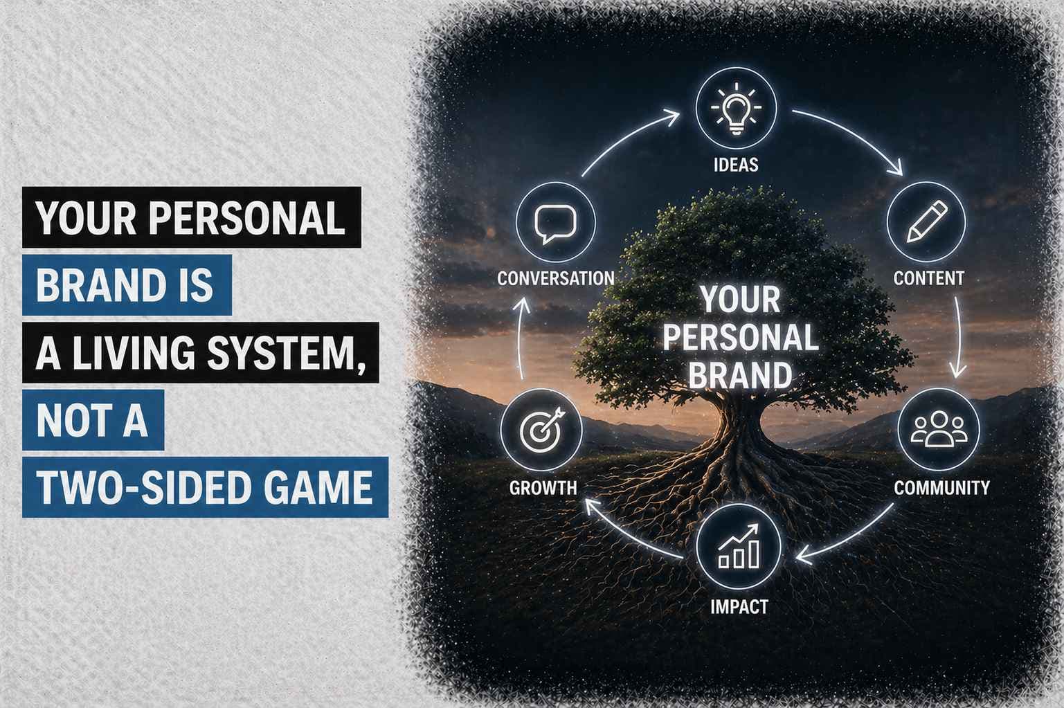 Article image for Your Personal Brand Is a Living System, Not a Two-Sided Game