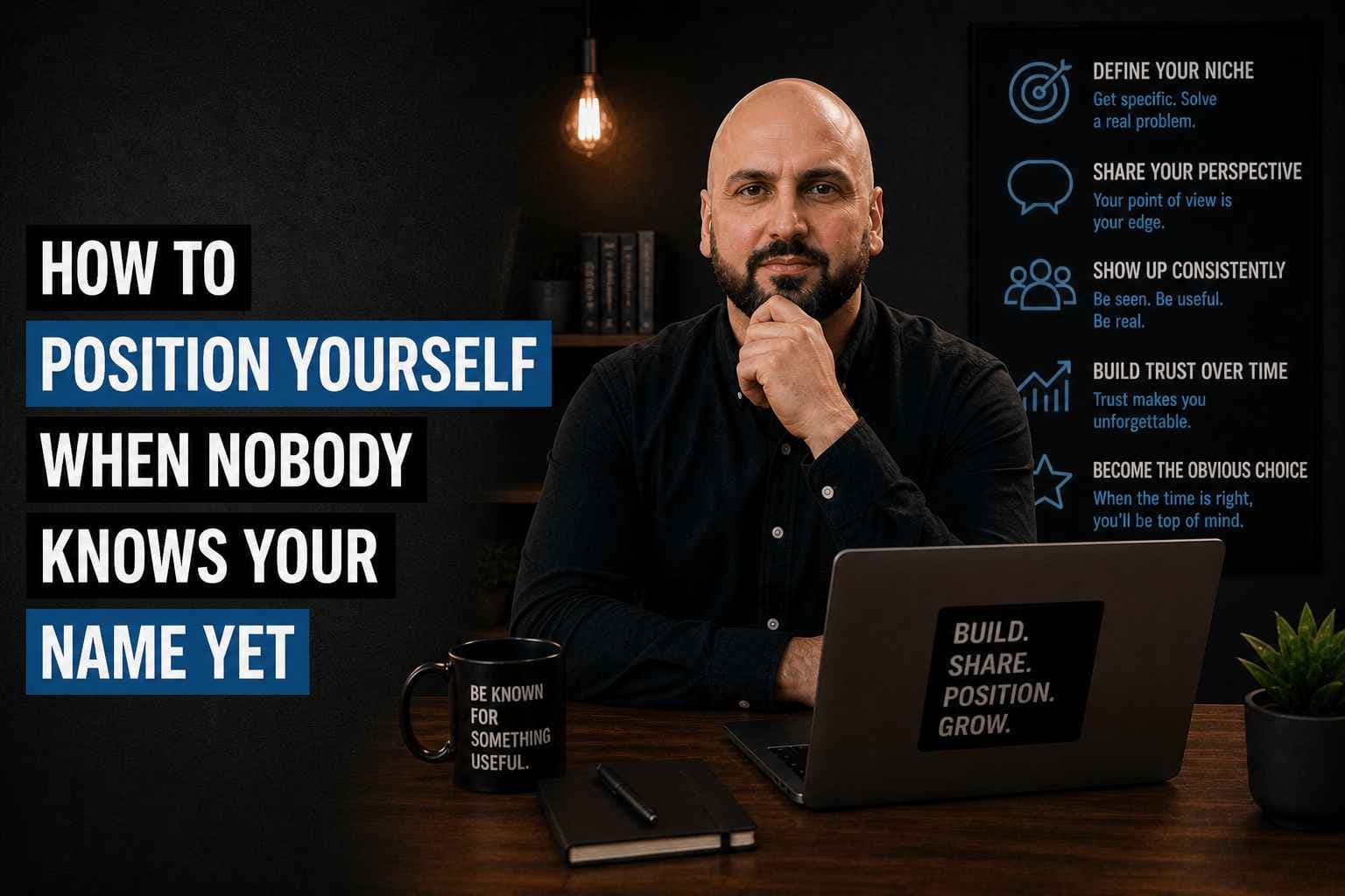 How To Position Yourself When Nobody Knows Your Name Yet