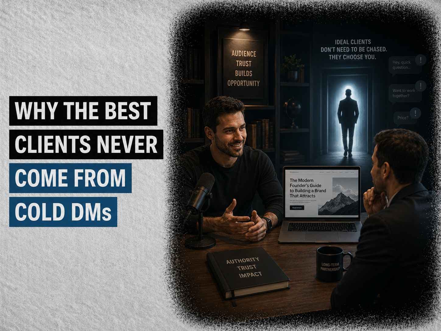 Article image for Why the Best Clients Never Come From Cold DMs