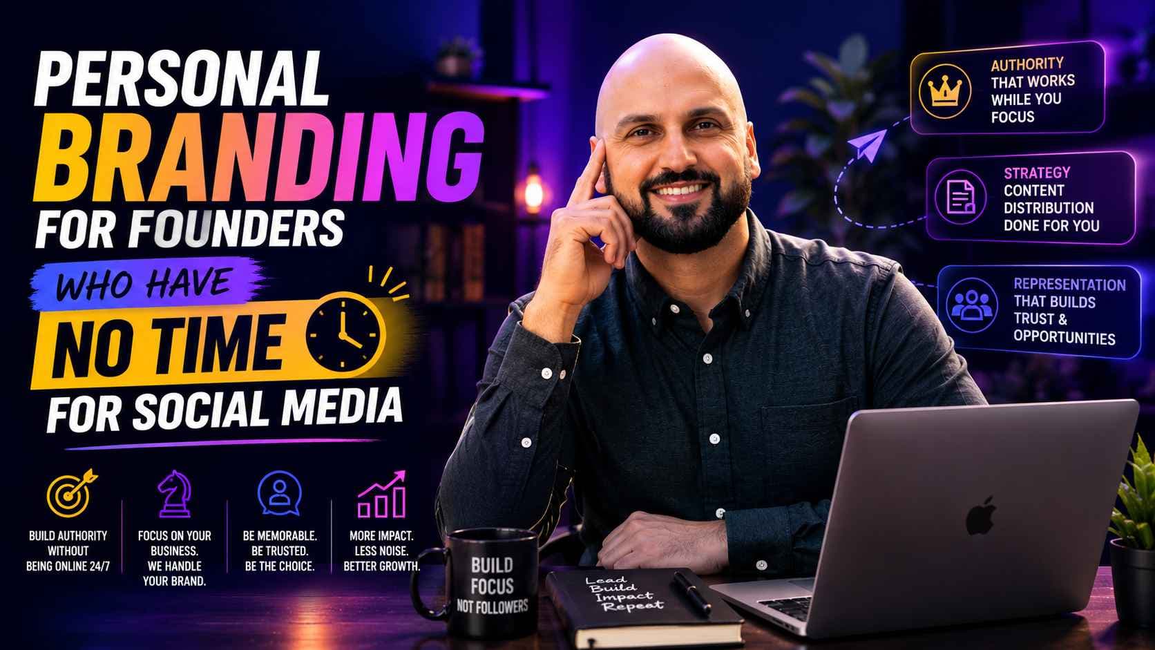 Article image for Personal Branding for Founders Who Have No Time for Social Media