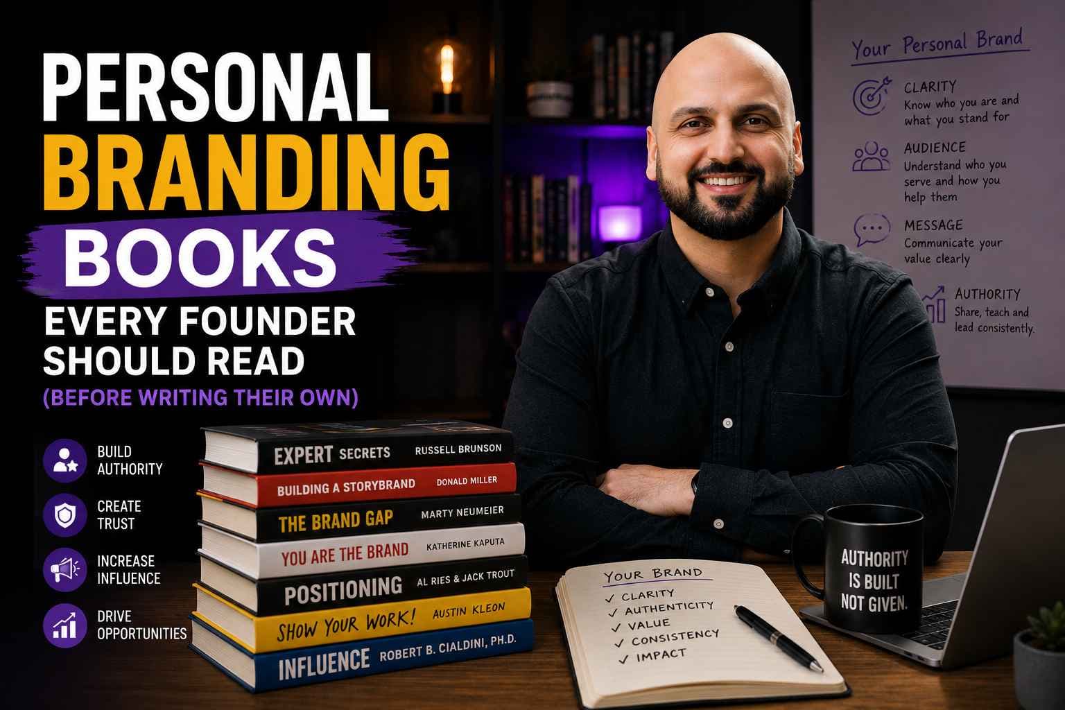 Personal Branding Books Every Founder Should Read (Before Writing Their Own)