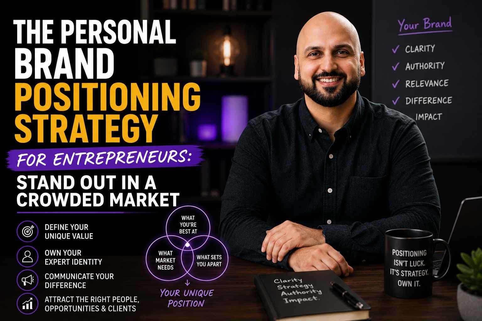 The Personal Brand Positioning Strategy for Entrepreneurs: Stand Out in a Crowded Market