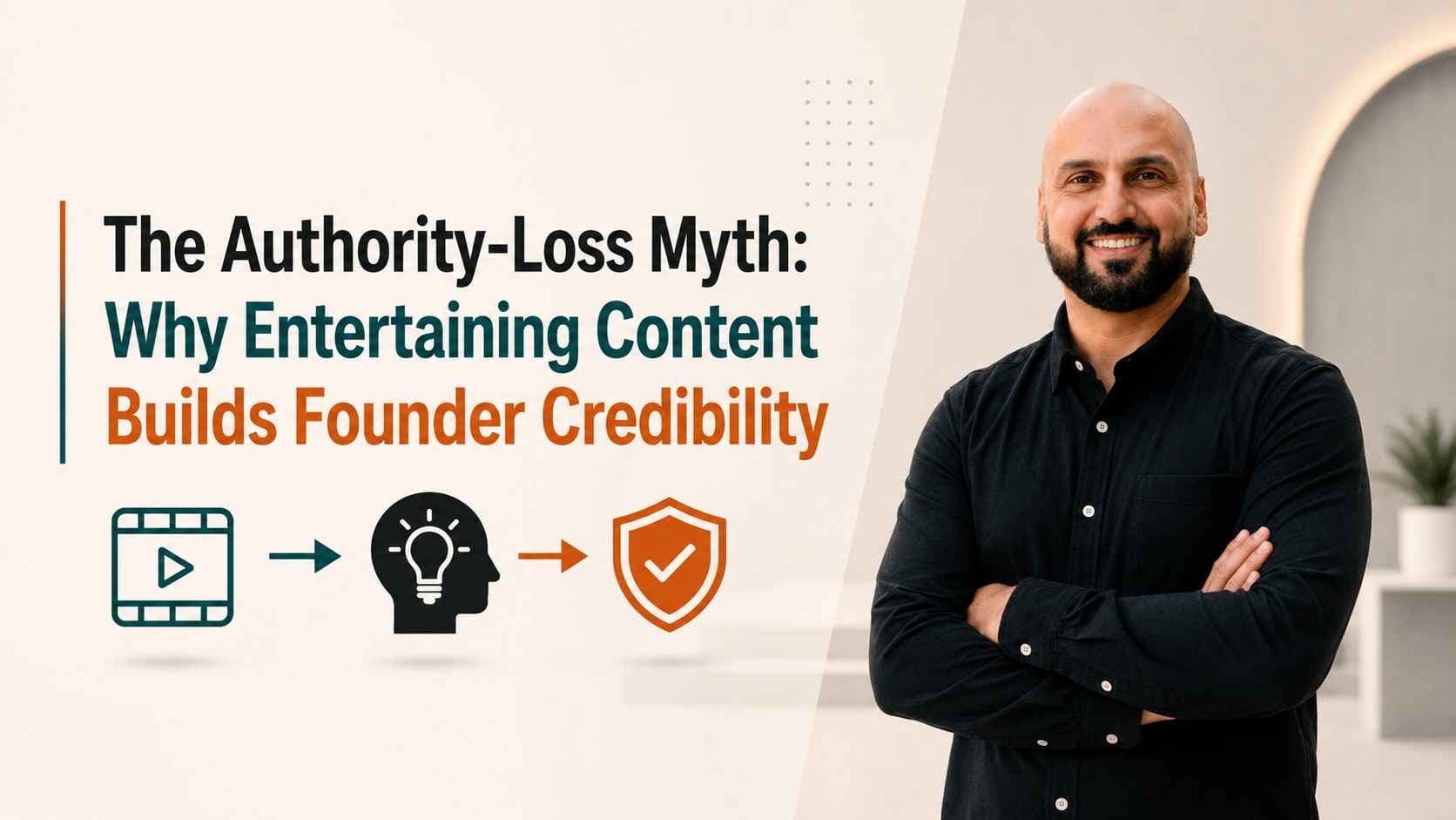 Article image for The Authority-Loss Myth: Why Entertaining Content Builds Founder Credibility