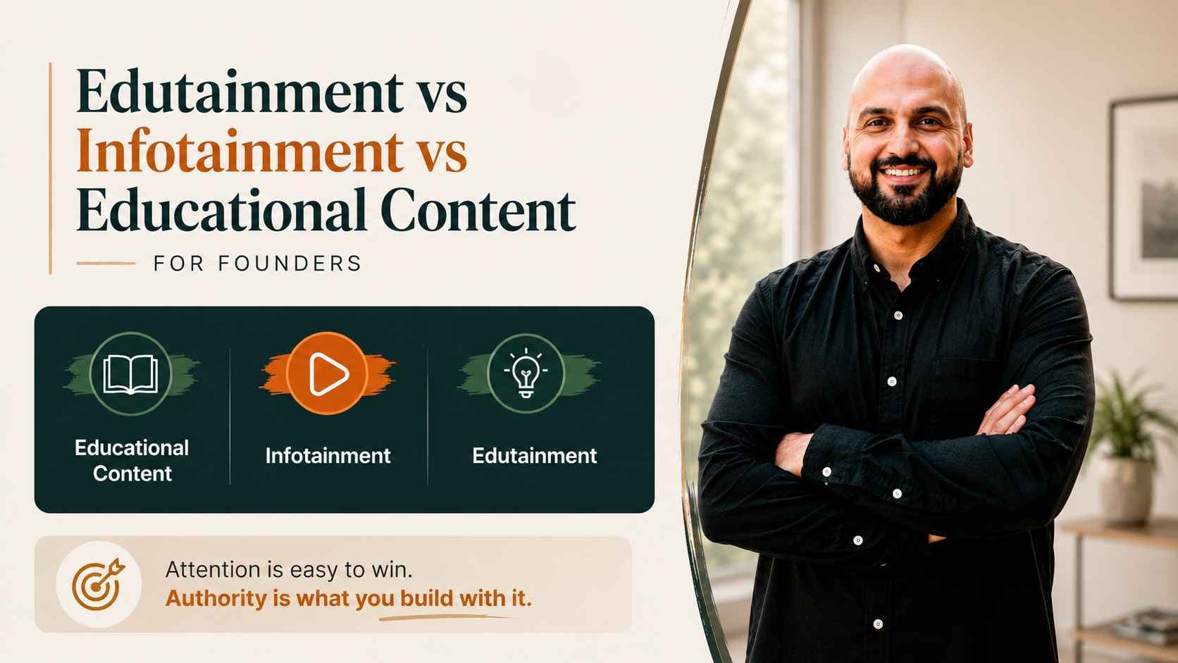 Article image for Edutainment vs Infotainment vs Educational Content for Founders