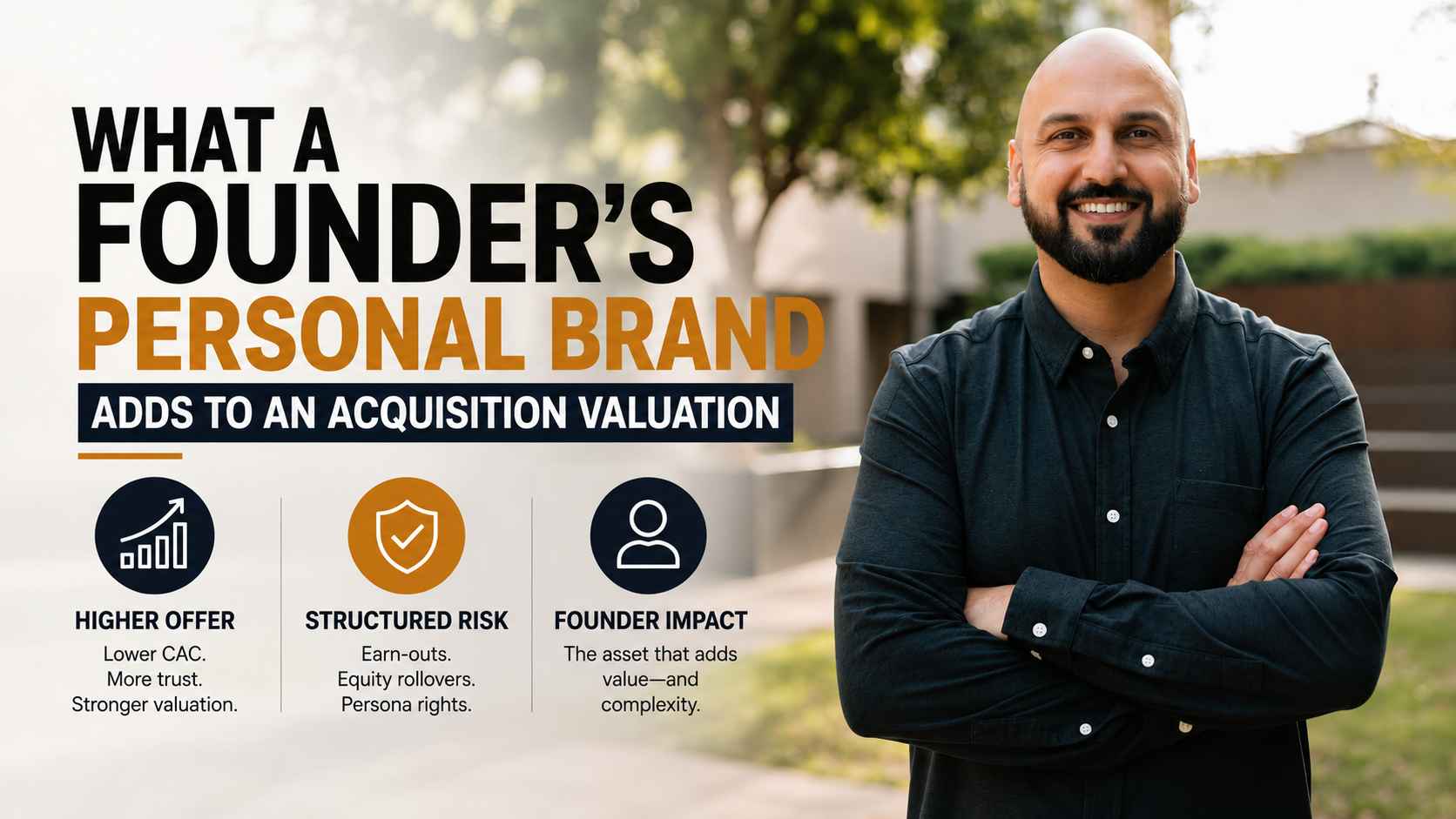 Article image for What a Founder's Personal Brand Adds to an Acquisition Valuation