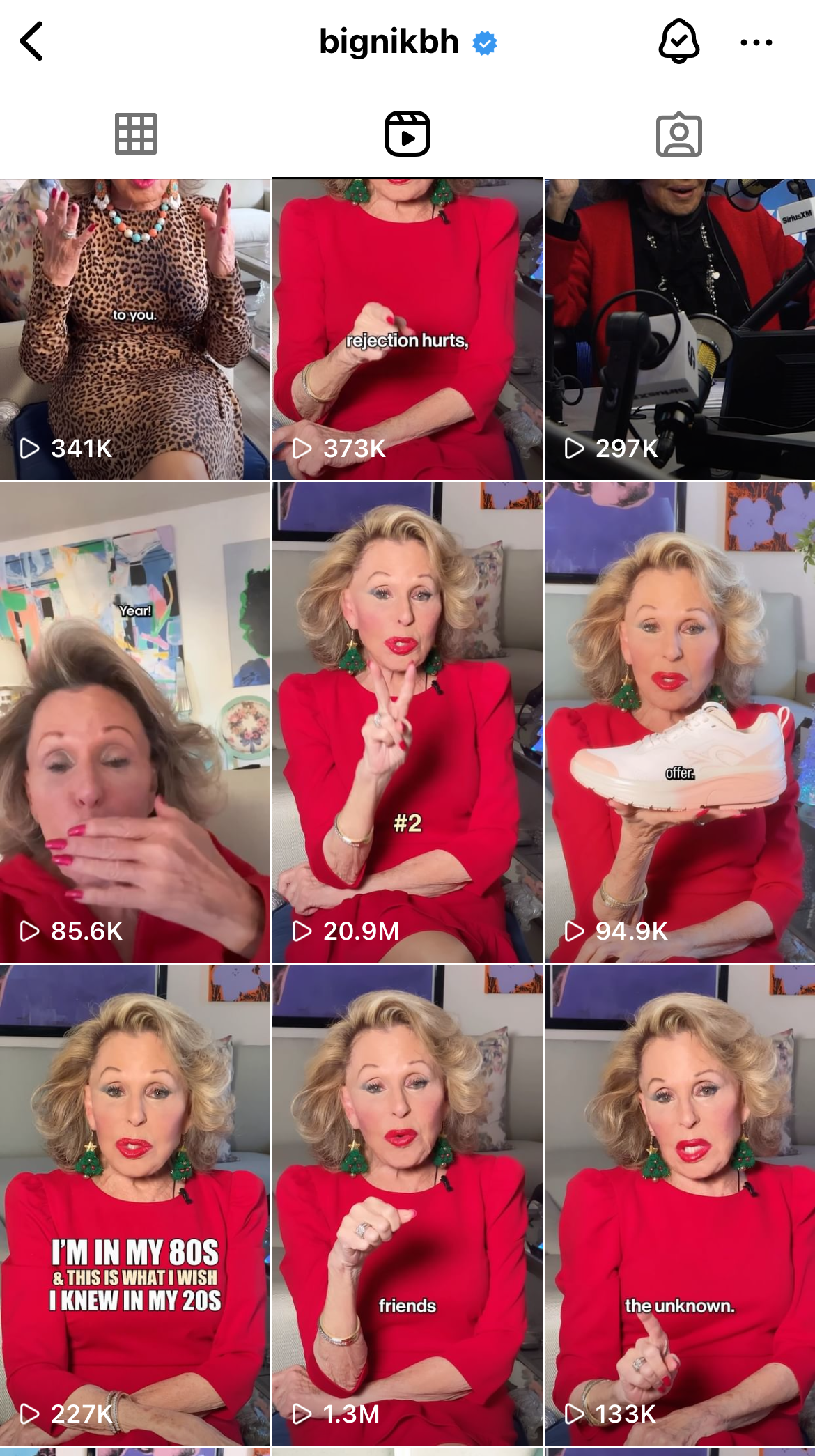 Nikki got over 20 million views