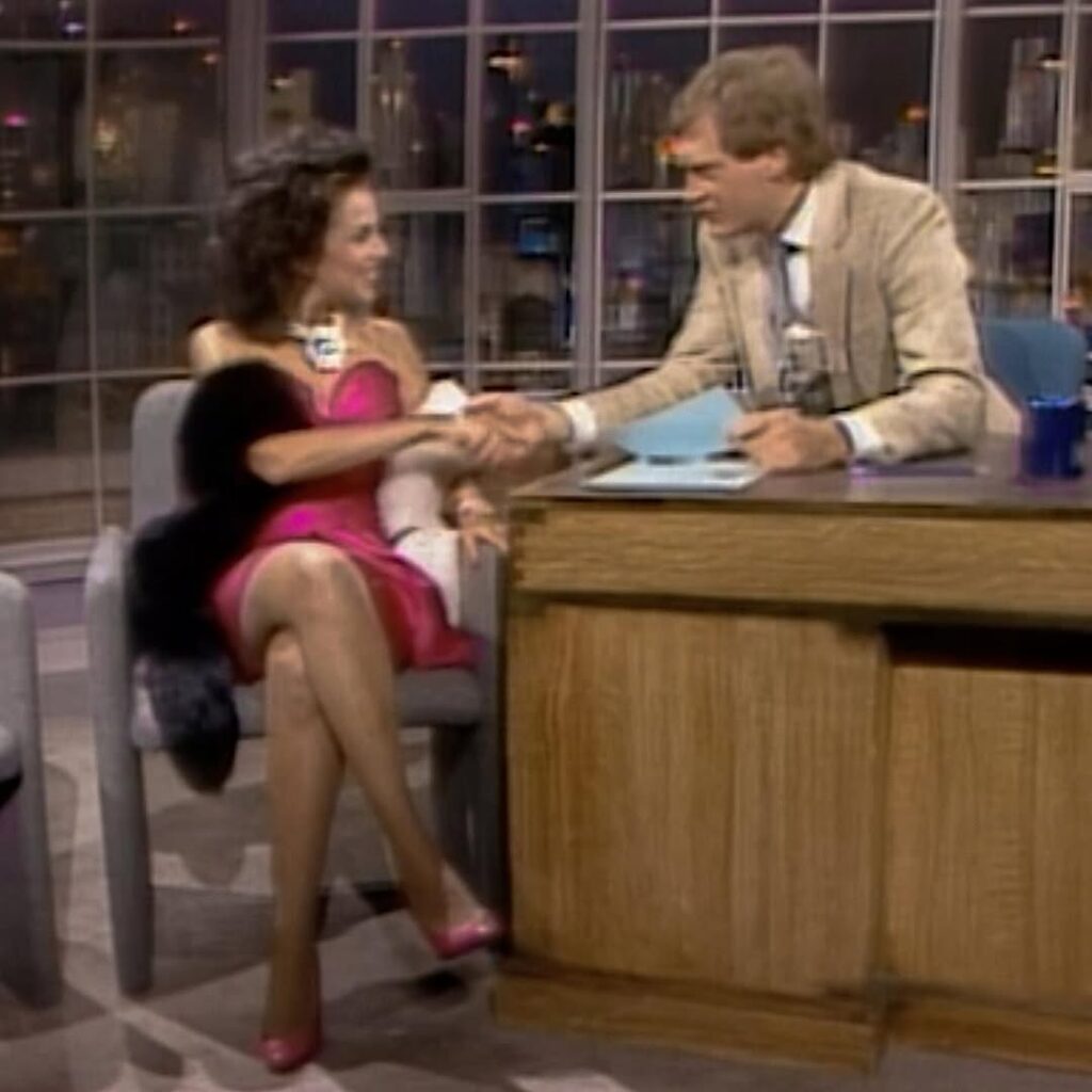 Nikki Haskell & David Letterman