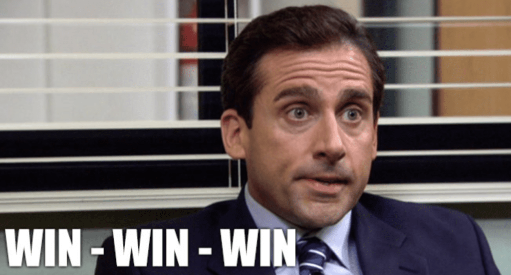 The Art of 3-Dimensional Winning with Michael Scott.