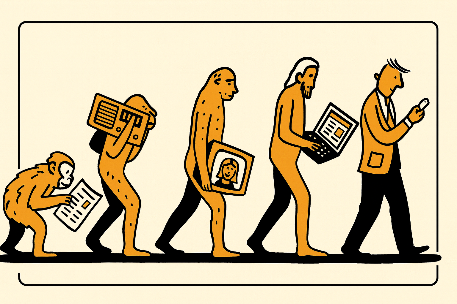 evolution of media